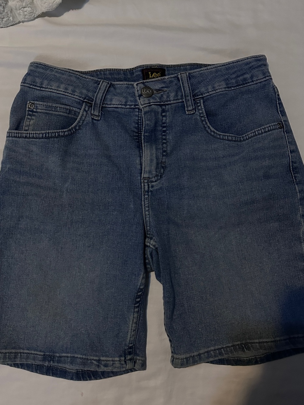 Lee Men's Dark Blue Denim Jean Shorts